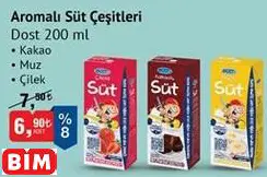 DOST AROMALI SÜT ÇEŞİTLERİ